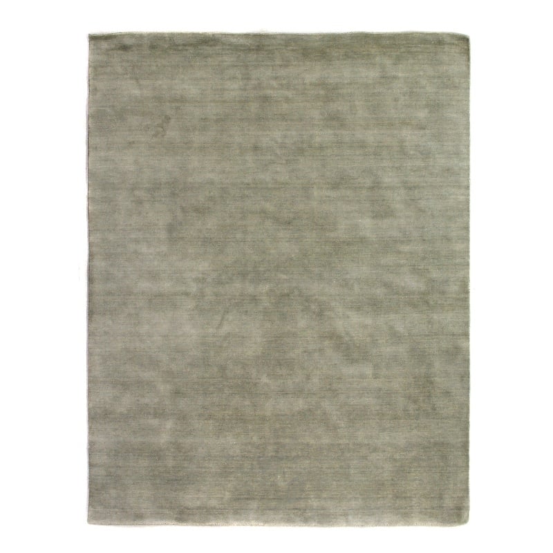 Wool Dove Handloomed New Zealand Wool Green/Blue 3'x18' Area Rug