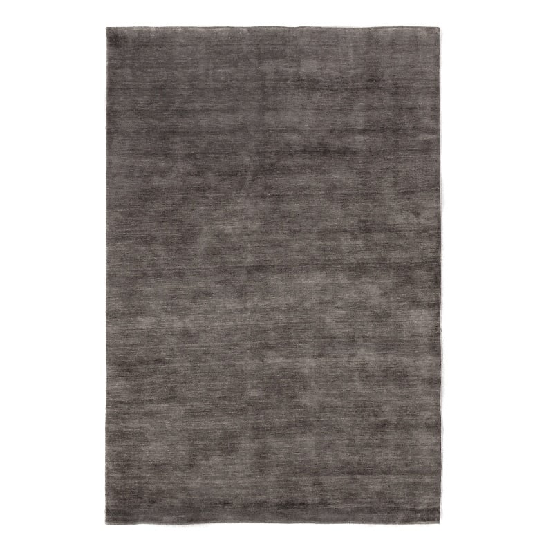 Wool Dove Handloomed New Zealand Wool Light Charcoal 8'x10' Area Rug
