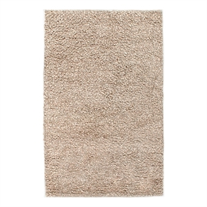 Wool Shaggy Hand-Knotted New Zealand Wool Beige 8'x11' Area Rug