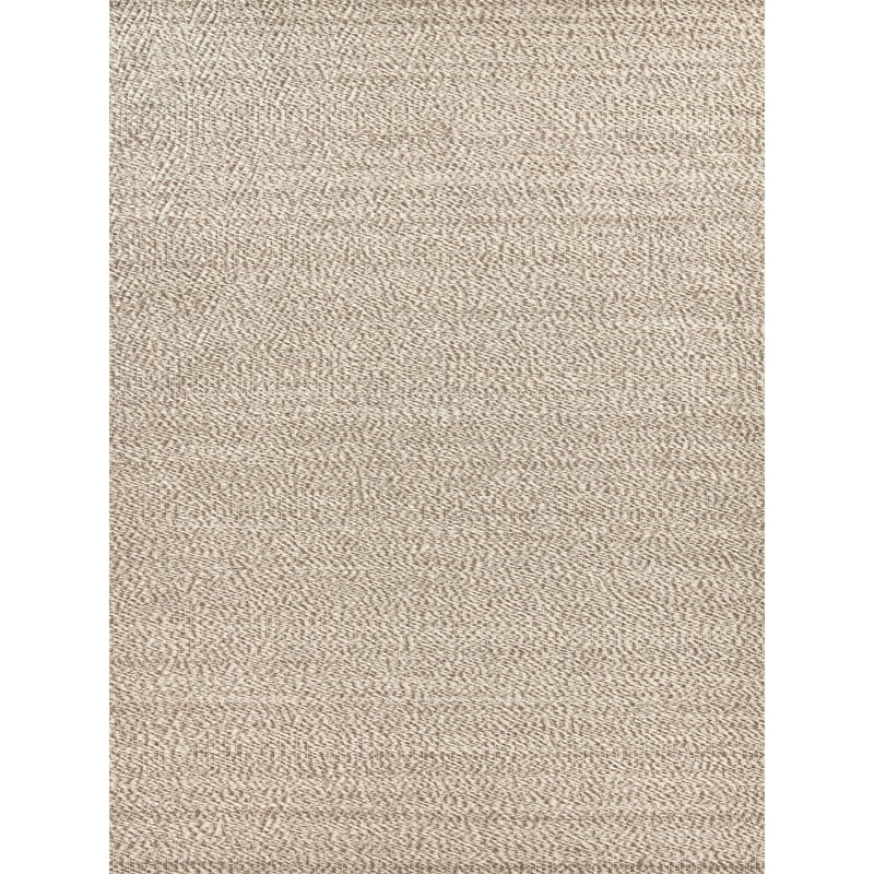 Woven Earth Flatweave New Zealand Wool Beige 6'x9' Area Rug