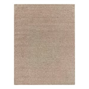 Woven Earth Flatweave New Zealand Wool Beige 8'x10' Area Rug