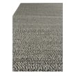 Woven Earth Flatweave New Zealand Wool Black 6'x9' Area Rug