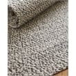 Woven Earth Flatweave New Zealand Wool Black 6'x9' Area Rug