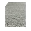 Woven Earth Flatweave New Zealand Wool Black 6'x9' Area Rug