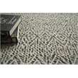 Woven Earth Flatweave New Zealand Wool Black 6'x9' Area Rug