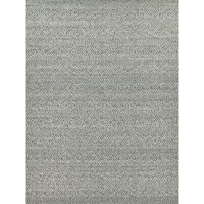 Woven Earth Flatweave New Zealand Wool Black 6'x9' Area Rug