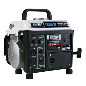 Pulsar 1200 Watt Portable 2-Cycle Generator in White