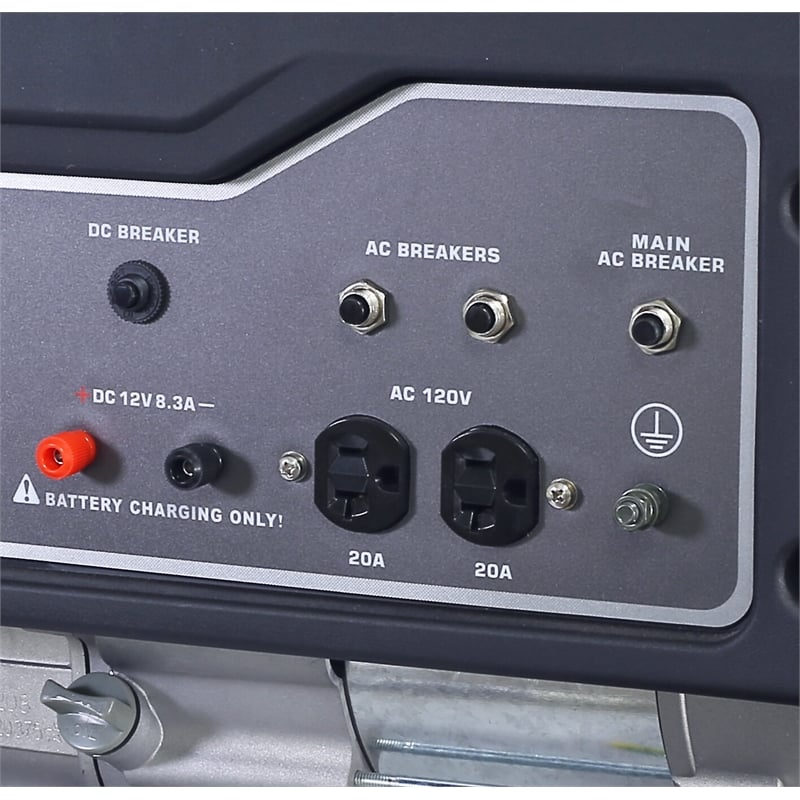 Pulsar 3500 Watt Gasoline Powered Generator with Mobility Kit in Black