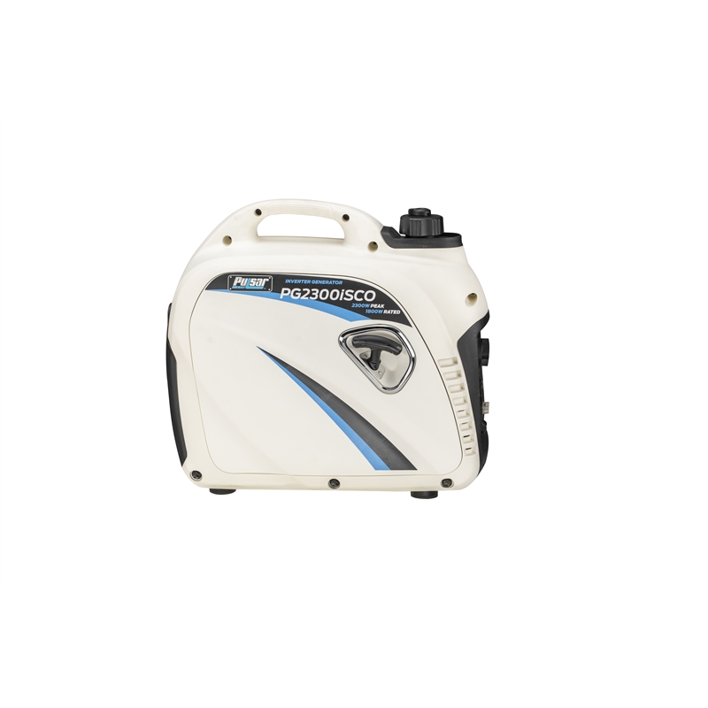 Pulsar 2300 Watt Quiet Gasoline Powered Portable Inverter Generator in White