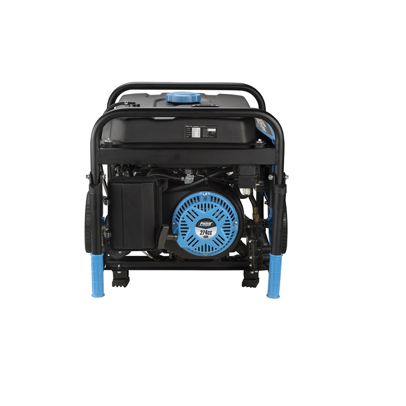 Pulsar 6580 Watt Dual-Fuel Portable Generator in Blue