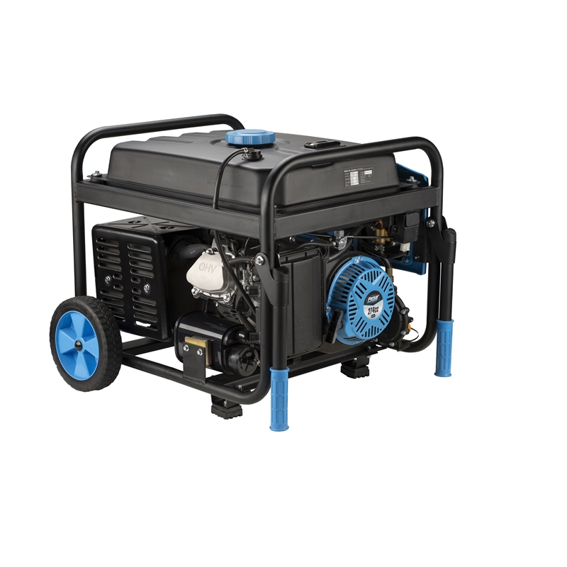 Pulsar 6580 Watt Dual-Fuel Portable Generator in Blue