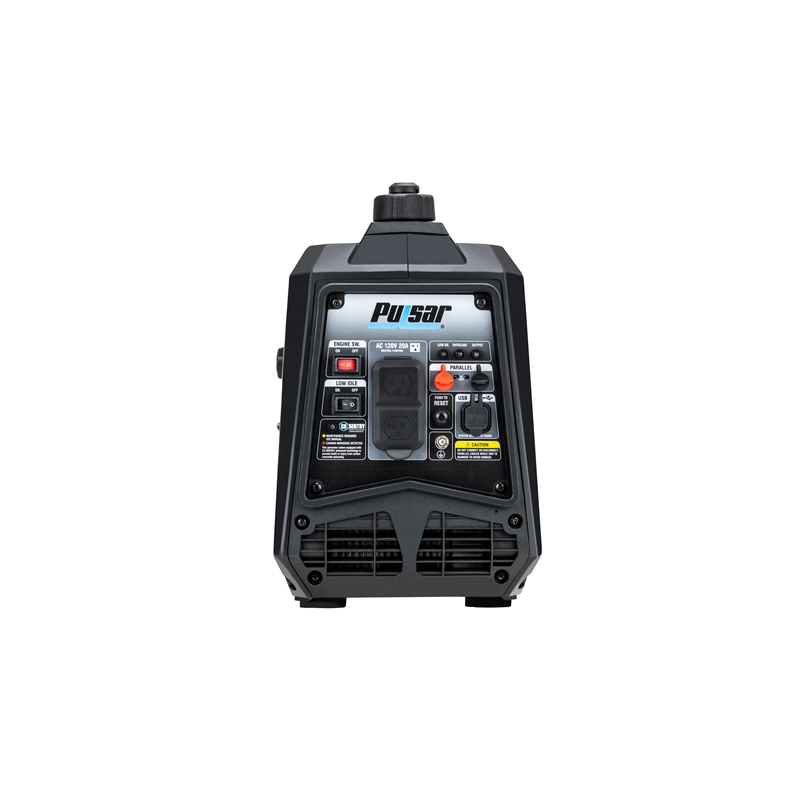 Pulsar 1600W Quiet Portable Inverter Generator in White