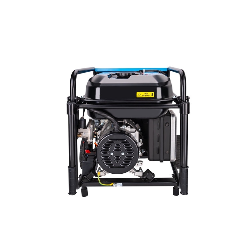 Pulsar 9000 Watt Dual-Fuel Generator with Electric Start in Blue