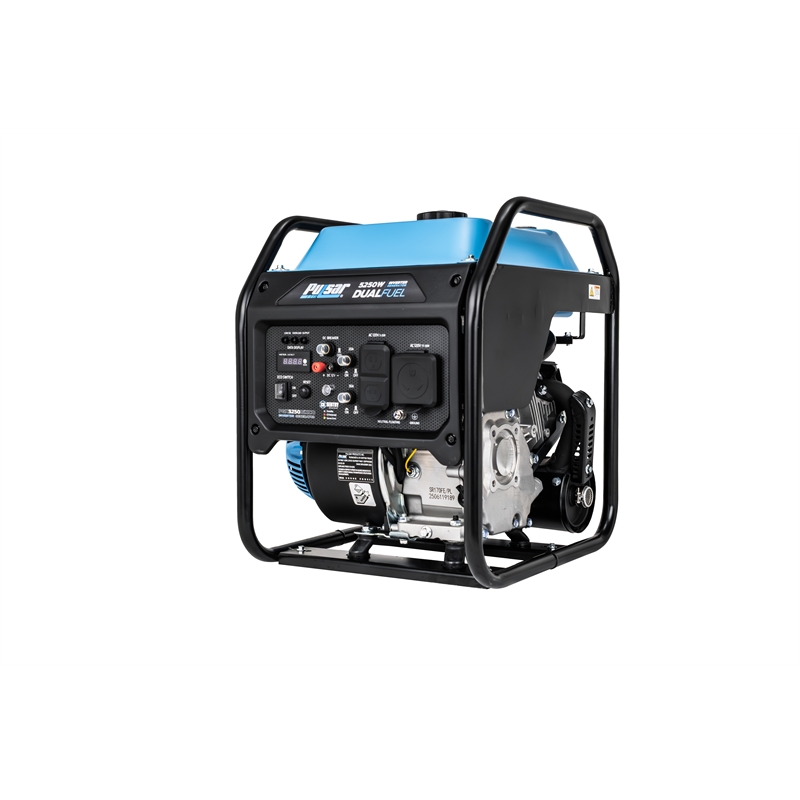 Pulsar 5250 Watt Dual Fuel Inverter Generator in Blue