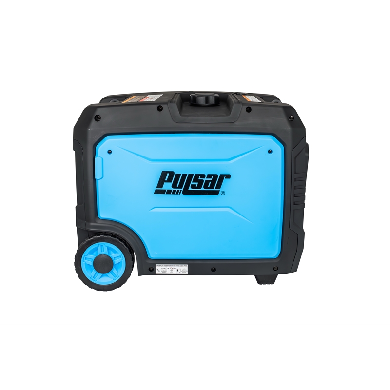 Pulsar 7600 Watt Dual Fuel Inverter Generator with Remote Start in Blue