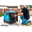 Pulsar 10500 Watt Tri-Fuel Portable Inverter Generator with Remote Start in Blue