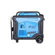 Pulsar 12500 Watt Tri-Fuel Portable Inverter Generator with Remote Start in Blue