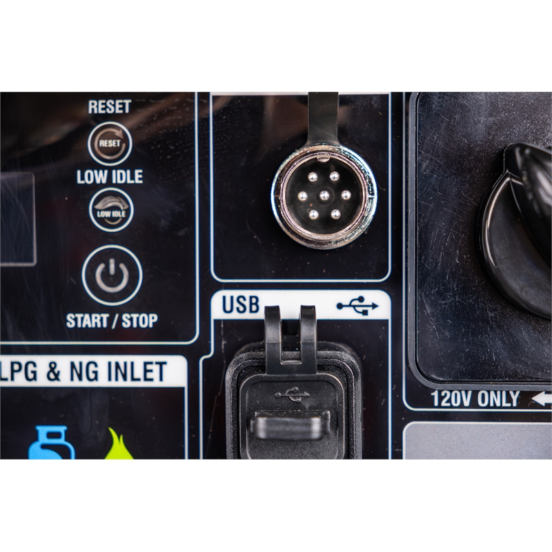 Pulsar 12500 Watt Tri-Fuel Portable Inverter Generator with Remote Start in Blue