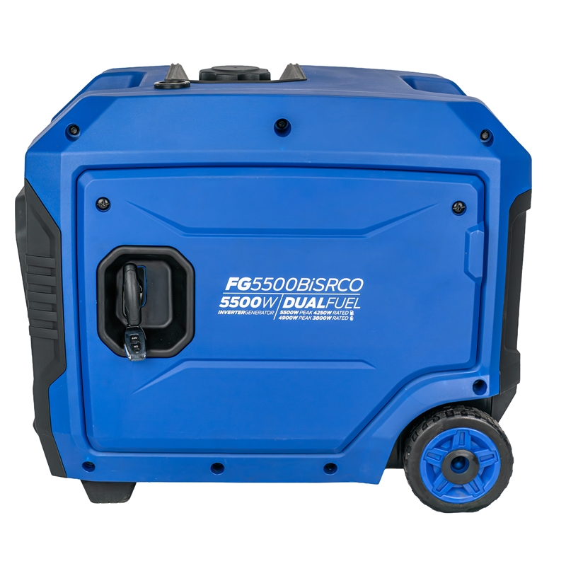 Ford 5500 Watt Dual Fuel Inverter Generator with Remote Start in Blue