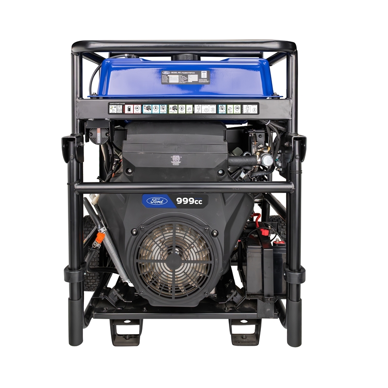 Ford 28000 Watt Tri-Fuel Portable Generator with Remote Start in Blue