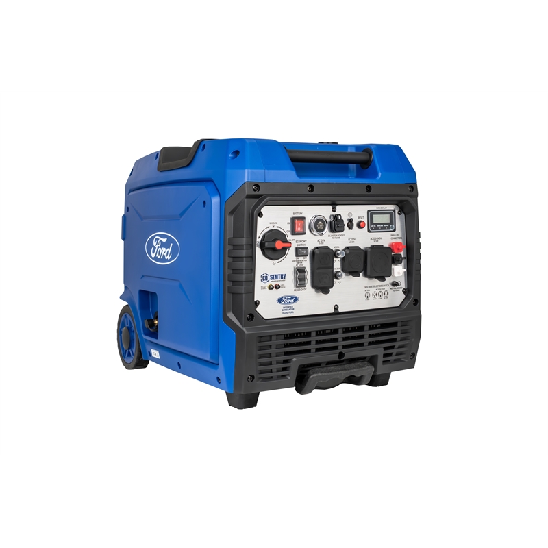 Ford 7750 Watt Dual Fuel Inverter Generator with Remote Start in Blue