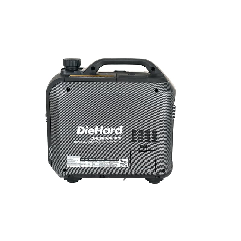 DieHard 2800 Watt Dual Fuel Inverter Generator in Black