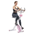 Sunny Health & Fitness Pink Foldable Mag X-Bike Pro in Pink