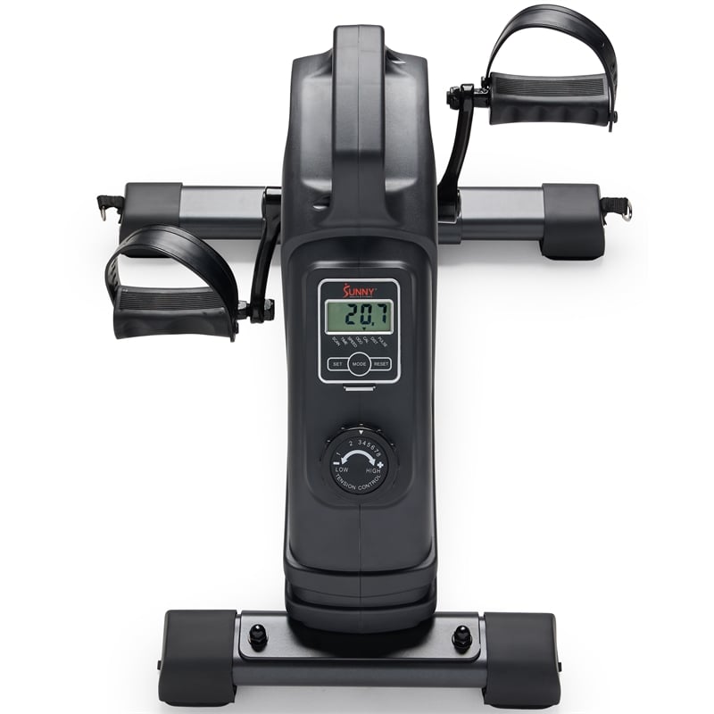 Sunny Health & Fitness Smart Mini Pedal Cycle in Black