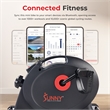 Sunny Health & Fitness Under Desk Smart Mini Bike  in Dark Gray