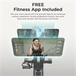 Sunny Health & Fitness Smart Under Desk Bike Legs/Arms in Black