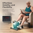 Sunny Health & Fitness Smart Under Desk Bike Legs/Arms in Black