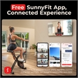 Sunny Health & Fitness Smart Total Body X Bike in Black