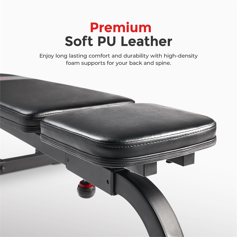 Sunny Health & Fitness Adj Multifunction Bench in Black