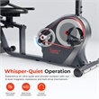 Sunny Health & Fitness Smart Recumb Bike w/ Adj Seat in Gray