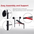 Sunny Health & Fitness Adj Standard Incline Bench w/ Rack in Black