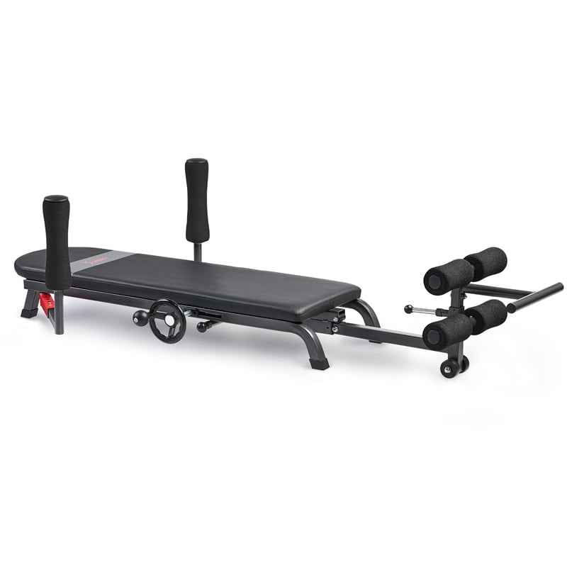 Sunny Health & Fitness Adj Stretch & Decompression Table in Black