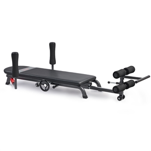 Sunny Health & Fitness Adj Stretch & Decompression Table in Black