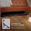 Sunny Health & Fitness Treadpad 100 Smart Walking Treadmill in Black/Red