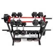Sunny Health & Fitness Multi-Weight Storage Rack Stand in Black