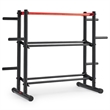 Sunny Health & Fitness Multi-Weight Storage Rack Stand in Black