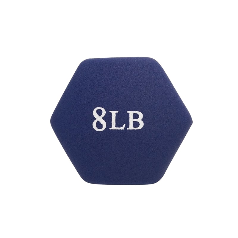 Sunny Health & Fitness Neoprene Dumbbell - 8lb PAIR in Blue