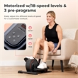 Sunny Health & Fitness SitFit Electric Under Desk Smart Elliptical - Dark Grey
