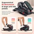 Sunny Health & Fitness SitFit Electric Under Desk Smart Elliptical - Dark Grey