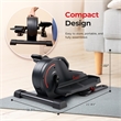 Sunny Health & Fitness SitFit Electric Under Desk Smart Elliptical - Dark Grey