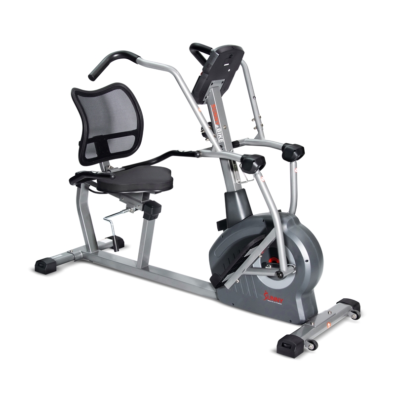 Elite Interactive Series Exercise Recumbent Cross Trainer and Elliptical -Silver