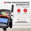 Sunny Health & Fitness Smart Elliptical Machine in Black