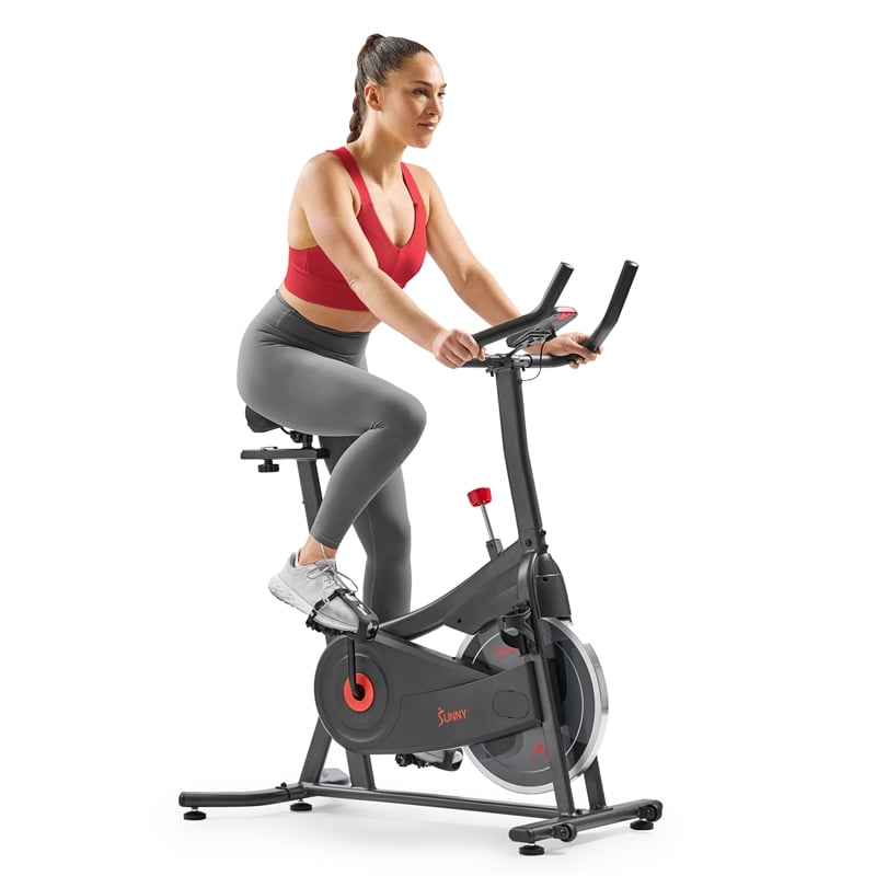 Sunny Health & Fitness ACTIVE 100 Smart Mag Cycling Bike in Black
