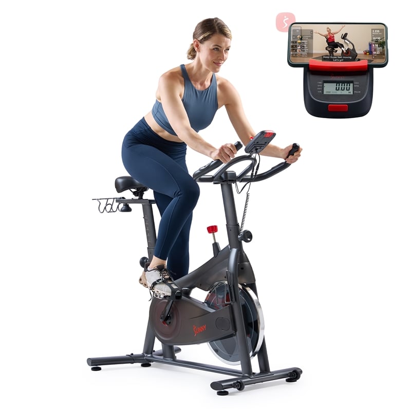 Sunny Health & Fitness ACTIVE 200 Smart Mag Cycling Bike in Black