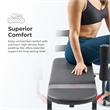 Sunny Health & Fitness Inversion Traction Stretch Decompression Table in Black