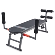 Sunny Health & Fitness Inversion Traction Stretch Decompression Table in Black